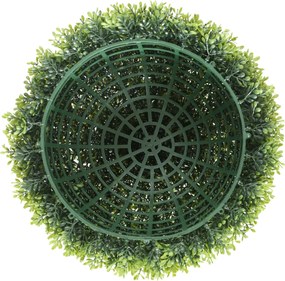 HOMCOM Set de 2 Sfere de Boxwood Artificiale, 50cm | Aosom Romania