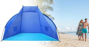 Cort semi-deschis, albastru