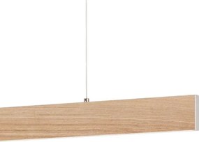 Eglo 39344 - Pendul CLIMENE cu LED/17W/230V + LED/4,2W, finisaj stejar