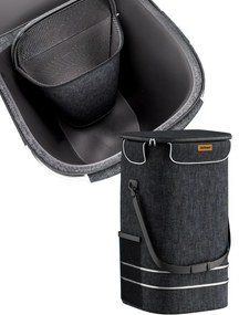 Jurhan Geantă de cumpărături pe roți EASY, 50L, negru