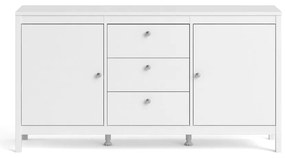 Comodă albă joasă 151x80 cm Madrid – Tvilum