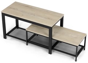 Set suport pantofi 2 buc, stejar Sonoma