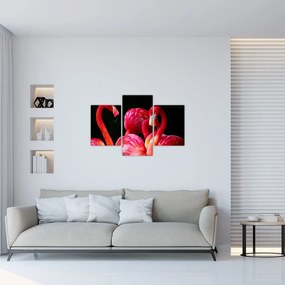 Tablou cu flamengo roșii (90x60 cm)