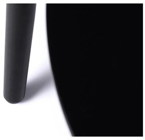 Măsuțe de cafea negre 2 buc. rotunde ø 88 cm Adda – Unique Furniture