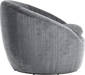Fotoliu pivotant modern ALPINE tesatura structurata gri