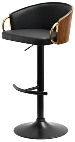 Scaun Elviria H (nuc închis + negru). 1110665