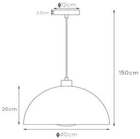 Lustră pe cablu SIEMON 1xE27/40W/230V neagră Lucide 45496/01/30