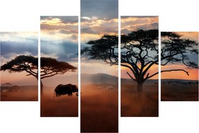 Tablou - Parcul Național Serengeti, Tanzania, Africa (150x105 cm)