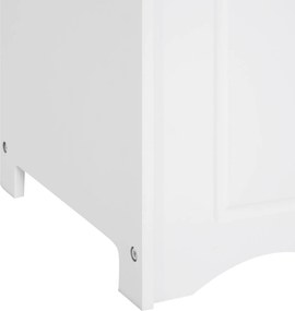 HOMCOM mobilier pentru lenjerii, 55x34x58 cm, alb | Aosom Romania