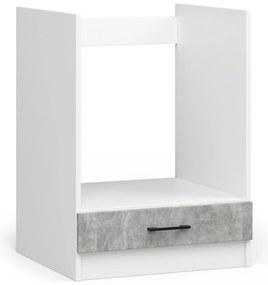 Set de bucătărie 200 cm Ozara V (Alb + beton). 1071176