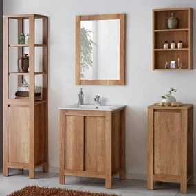 Dulap inalt cu 1 usa Clasico Oak