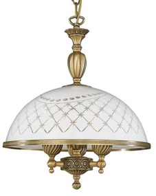 Pendul clasic design italian din alama, sticla 7002 RA-L. 7002/38
