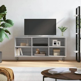 826994 vidaXL Comodă TV, gri sonoma, 103,5x30x50 cm, lemn compozit