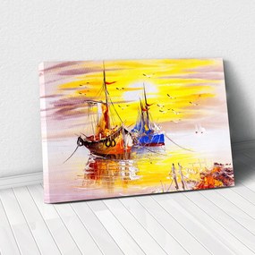Tablou Canvas - Sunset in Venice 40 x 65 cm