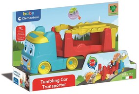 Vehicul Team Transportor auto colorat cu inversul 2 în 1 Clementoni