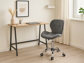 Set pentru birou masa de birou TAYLOR SONOMA 100x50 cm + scaun de birou AVOLA VELVET gri