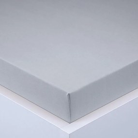 decoDoma Cearşaf cu elastic jersey EXCLUSIVE gri 180 x 200 cm