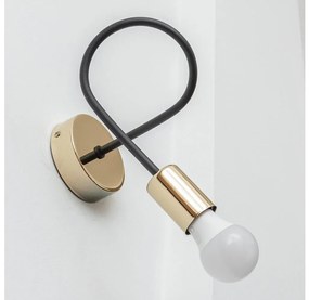 Aplica de perete OXFORD 1xE27/15W/230V auriu/negru