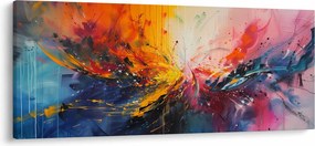 Tablou - Abstracție de culoare (120x50 cm)