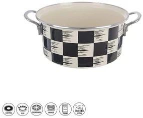 Orion Casserole smaltată Șah Lem, 3 l, diametru 22cm