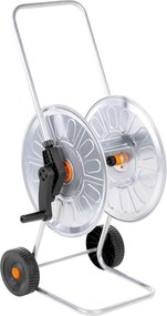 vidaXL Cărucior cu tambur pentru furtun de 60 m 1/2", oțel