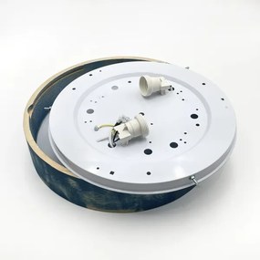 Brilagi - Plafonieră PINO 2xE27/15W/230V pin/albastru Ø 37,5 cm