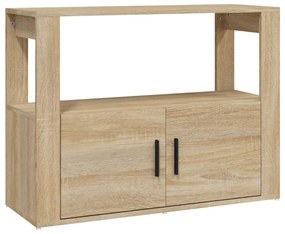 vidaXL Servantă, stejar sonoma, 80x30x60 cm, lemn compozit