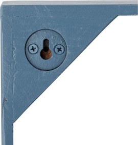 Raft albastru etajat din lemn reciclat 70 cm Bekka – Bloomingville