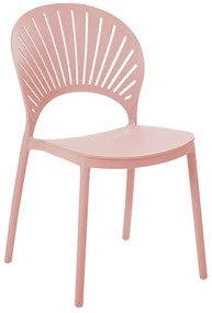 Set 4 buc scaune de sufragerie Ostza (roz). 1081822