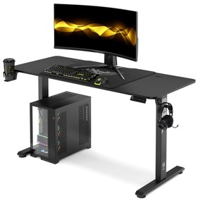 Birou Cu Înălțime Reglabilă Diablo X-Tensio 1400 Negru