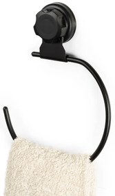 Suport autoadeziv pentru prosoape Compactor Bestlock Black, negru