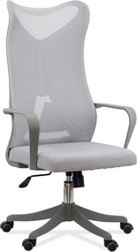 Scaun de birou ergonomic cu suport lombar si spatar inalt OFF 634 gri
