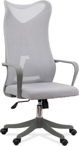 Scaun de birou ergonomic cu suport lombar si spatar inalt OFF 634 gri