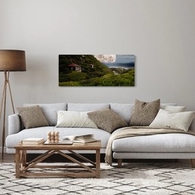 Tablou - peisaj cu luna (120x50 cm)