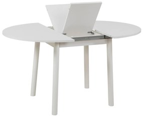 Masă de sufragerie extensibilă Duvasa 5 (alb) (pentru 4 persoane). 1093746