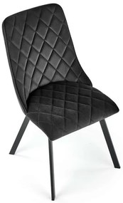 Scaun K450 velvet negru