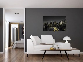 Tablou cu metropolă nocturnă (90x60 cm)