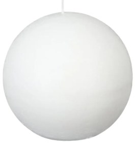 Lumanare glob CANDLE BALL VANILLA 7,5 cm alb