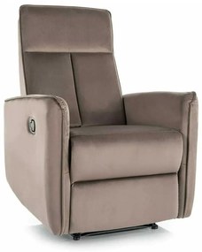 Scaun reclinabil Maxime Velvet, maro
