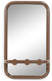 Panou de agățat diverse maro închis din metal 35x60x11 cm Retro – Spinder Design