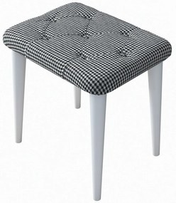 Masa de toaletă Bela White cu scaun
