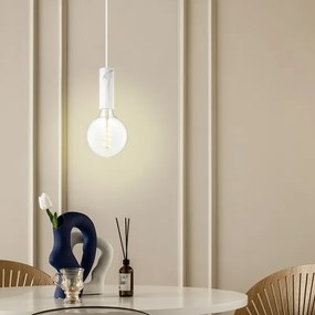 Lustră pe cablu SAGA 1xE27/40W/230V marmură