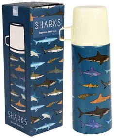 Termos albastru pentru copii 350 ml Sharks – Rex London