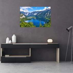 Tablou - Lacul Hallstatt, Hallstatt, Austria (90x60 cm)