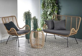 Supermobel Canapea IKARO XL, 120x96x70, natural/gri