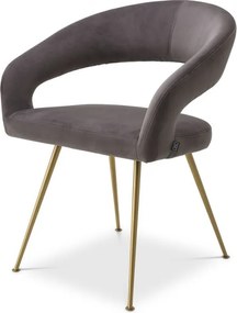 Scaun design elegant LUX Bravo, savona gri 115045 HZ