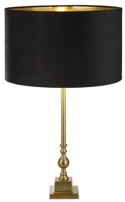 Veioza/Lampa de masa design modern Whitby alama antique/negru