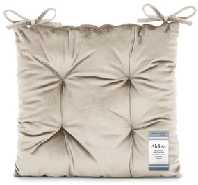 Pernă de scaun din catifea 40x40 cm Aleksa – Restilo