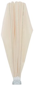 Copertina laterala pliabila de terasa, crem, 200 cm Crem, 200 cm