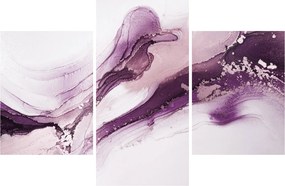 Tablou - Artă fluidă violet (90x60 cm)
